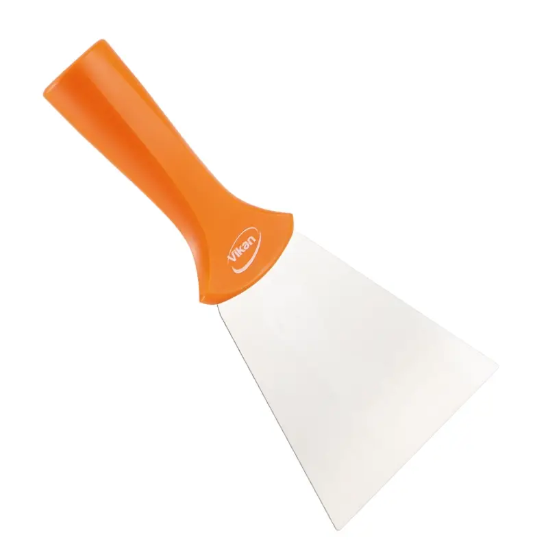 Vikan 40117 Scraper for handle mounting Stainless steel blade 100 mm orange